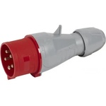 Legrand ЩЕПСЕЛ ip44 3p+n+e, 32a 380/415v legrand - СИВ/ЧЕРВЕН (3245065552393)