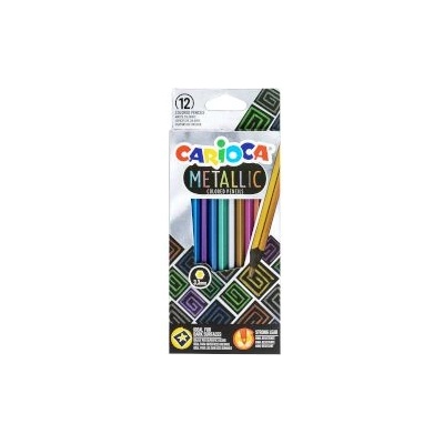 CARIOCA Цветни моливи Metallic 12 цвята