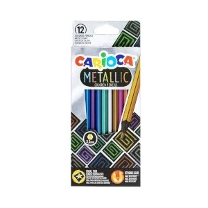 CARIOCA Цветни моливи Metallic 12 цвята