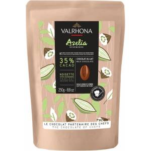 Valrhona Млечен шоколад Valrhona Feves Azelia 35% 250гр