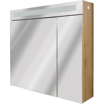 Triano Шкаф горен ЕМА, цвят 5414 с 2 огледални вратички и l. e. d осветление (73866)