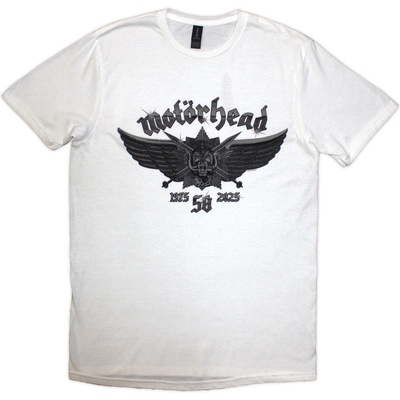 Motörhead 50 Years Wings Badge White M Риза (<![CDATA[MHEADTEE82MW02]]>)