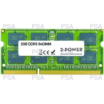 2-Power SODIMM DDR3 2GB 1333MHz CL9 MEM5102A