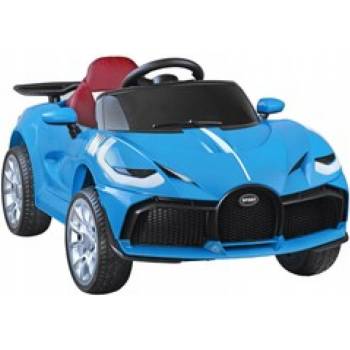 Joko Elektrické autíčko Cabrio s Efektom HOJDANIA kožené sedadlo penové kolesá modrá