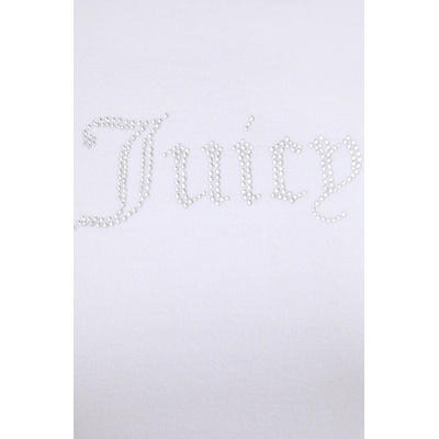 Juicy Couture Тениска Juicy Couture DOT RUCHED TEE в бяло JCWCT24311 (JCWCT24311.117)