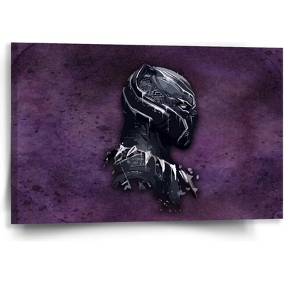 Sablio Obraz BLACK PANTHER z profilu Fialový hmlistý - 60x40 cm
