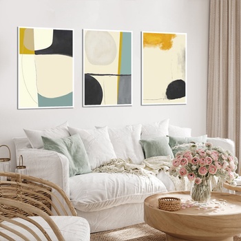 Image 1 of Decono Картини Мотиви в Жълто и Синьо