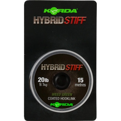 Korda Šnúra Hybrid Stiff 15m 20lb Gravel Brown
