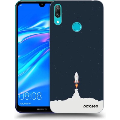 Púzdro Picasee silikónové Huawei Y7 2019 - Astronaut 2 čiré