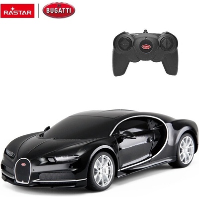 Rastar RC auto Bugatti Chiron RTR na diaľkové ovládanie 1:24 čierne