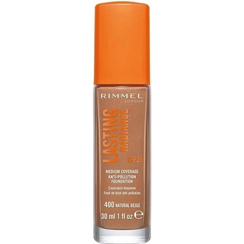 Rimmel Lasting Radiance SPF 25 Rozjasňujúci make-up 400 Natural Beige 30 ml