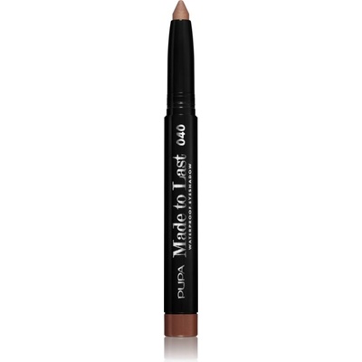 PUPA Made to Last дълготрайни сенки за очи в молив водоустойчиви цвят 040 Medium Taupe 1.4 гр