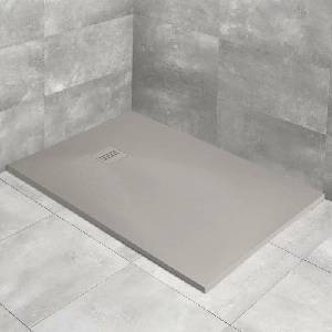 Radaway Kyntos F правоъгълно композитно душ корито 150x90 см, циментово сиво (HKF15090-74)