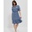 Moodo Синя дамска рокля на цветя Moodo Moodo | Sin | ЖЕНИ | XS