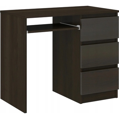 Framire POČÍTAČOVÝ STÔL 96CM 3 ZÁSUVKY WENGE N-3 Pravé