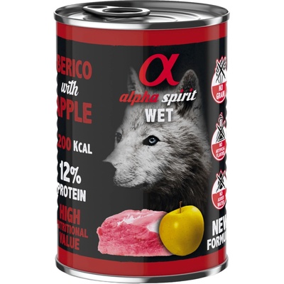 Alpha Spirit Wet Pork & Apple 400 g