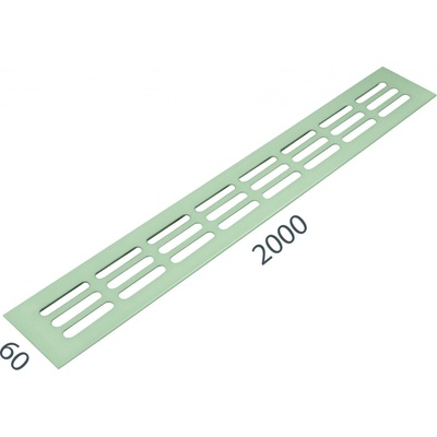 MPkovania SRL Alfa 60 x 2000 mm nerez matná