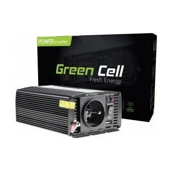 Green Cell Инвертор green cell 24v → 230v 300w (inv02/inv02de)