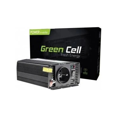 Green Cell Инвертор green cell 24v → 230v 300w (inv02/inv02de)