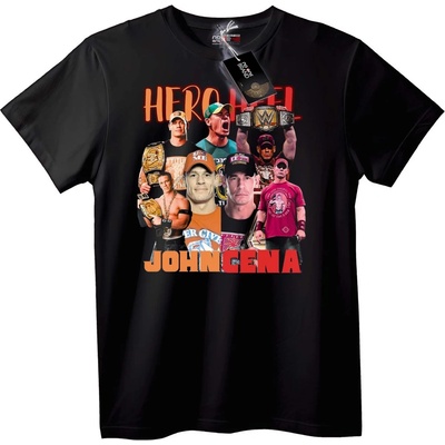 NOONEBRAND Тениска Герой John Cena - 6XL, White