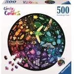 Ravensburger Puzzle 2D 500 Color palette. Insects