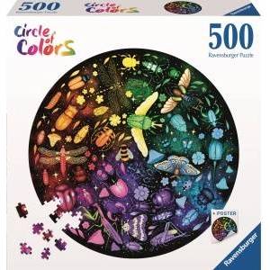 Ravensburger Puzzle 2D 500 Color palette. Insects