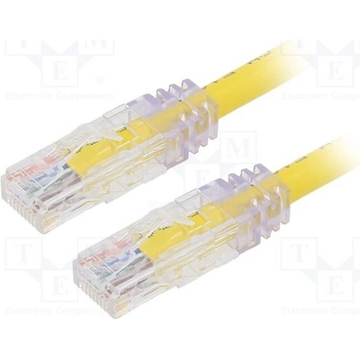 Panduit UTP6AX3MYL Patch U/UTP Kat: 6a RJ45 vidlice z obou stran drát