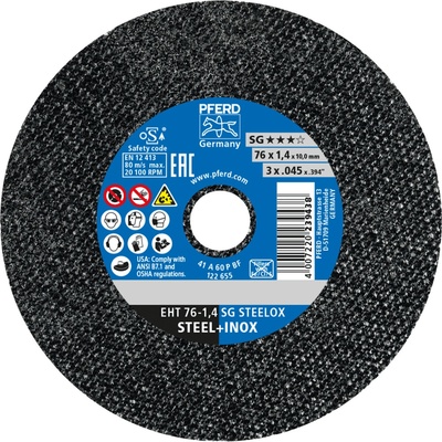 Pferd Řezný kotouč 76 x 1,4 x 10,0 mm 65508011