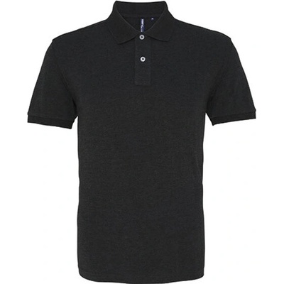 Asquith & Fox pánske polo tričko AQ010 Heather Black