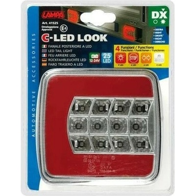 LAMPA Italy Světlo na přívěsný vozík 12/24V 25LED pravé - 4 funkce