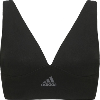 adidas Sport Active Seamless Micro Stretch Long Line Plunge Bra - Black