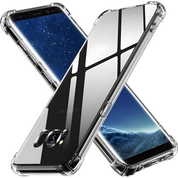 Techsuit Силиконов калъф с подсилени ръбове за Samsung Galaxy S8 Plus - Прозрачен KP30017 (30017)