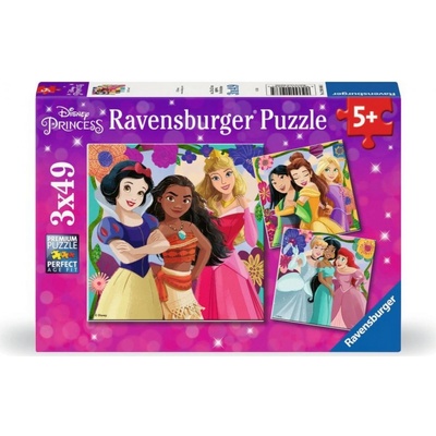 RAVENSBURGER Disney Princezny z pohádek 3x49 dielov