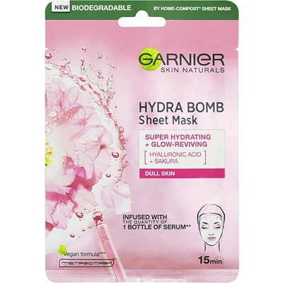 Garnier Sakura Skin Naturals Hydra Bomb Tissue Mask 28 g – Hledejceny.cz