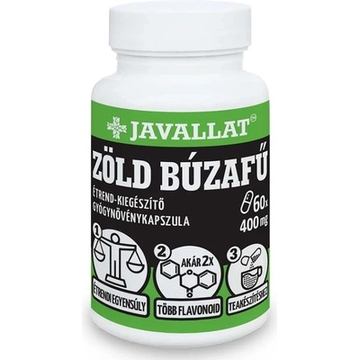 JAVALLAT Пшенична трева, 400 mg, 60 капсули, Javallat (812825 JAV)
