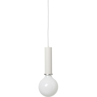 ferm LIVING Висяща лампа Socket Pendant голяма бяла (1104269675)