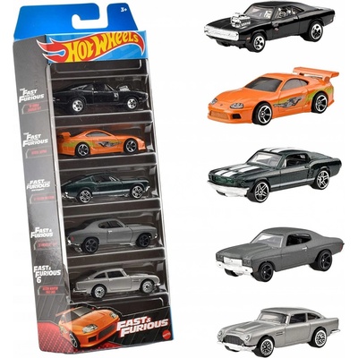 Mattel Hot Wheels Autíčka 5 kusov 251806