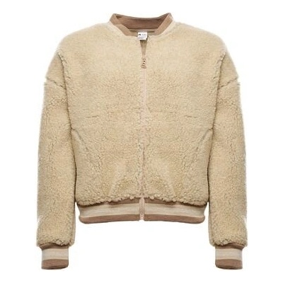 Vlnka bunda bomber přírodní