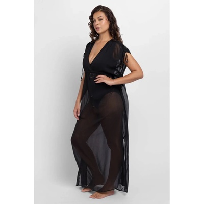 Dorina dámský dlouhý kaftan černý