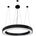NEDES Led Пендел led/60w/230v 4000k Ø 120 см черен (nd4111)