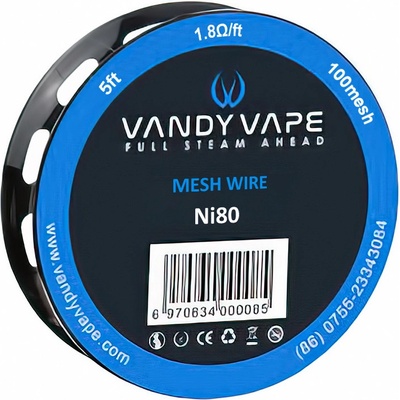 Vandy Vape Ni80 Nichrom Mesh 100 odporový drát 1,5m
