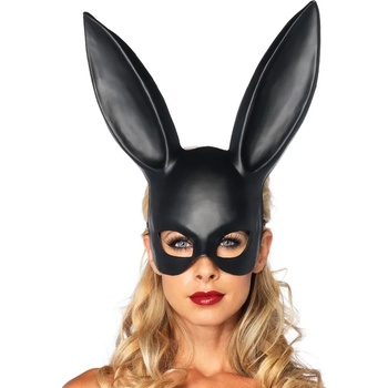 Image 1 of Leg Avenue Masquerade Rabbit Mask 2628 Black
