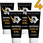  4 x Гел за увеличаване на пениса Rhino Gold Gel XXL