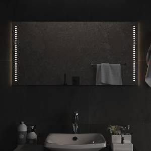 vidaXL LED огледало за баня, 50x100 см (3154056)