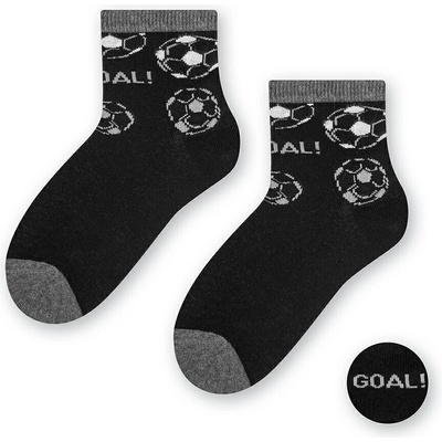 Chlapčenské ponožky Futbal čierna
