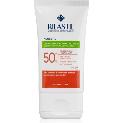 Rilastil Acnestil защитен матиращ крем за лице SPF 50+ 40 гр