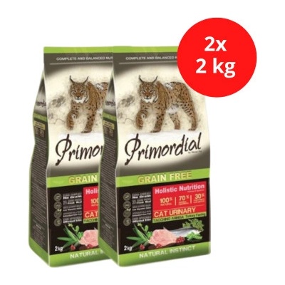 PRIMORDIAL Cat Urinary Turkey & Herring 2 x 2 kg