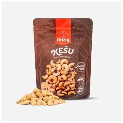 GRIZLY Kešu natural WW320 5 x 250 g