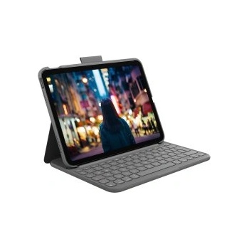 Image 1 of Logitech Slim Folio for iPad 10th Gen Grey