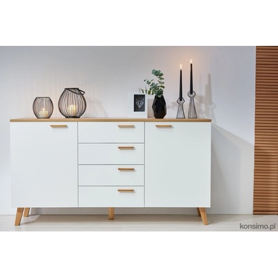 KONSIMO FRISK 4 zásuvky 2 dvířka